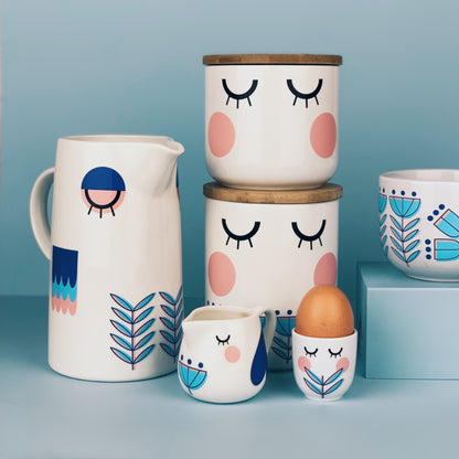 Blue Birdies Transfer Set