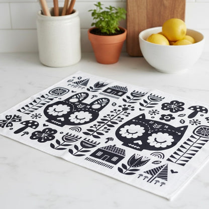 Day Of The Dead Tea Towel