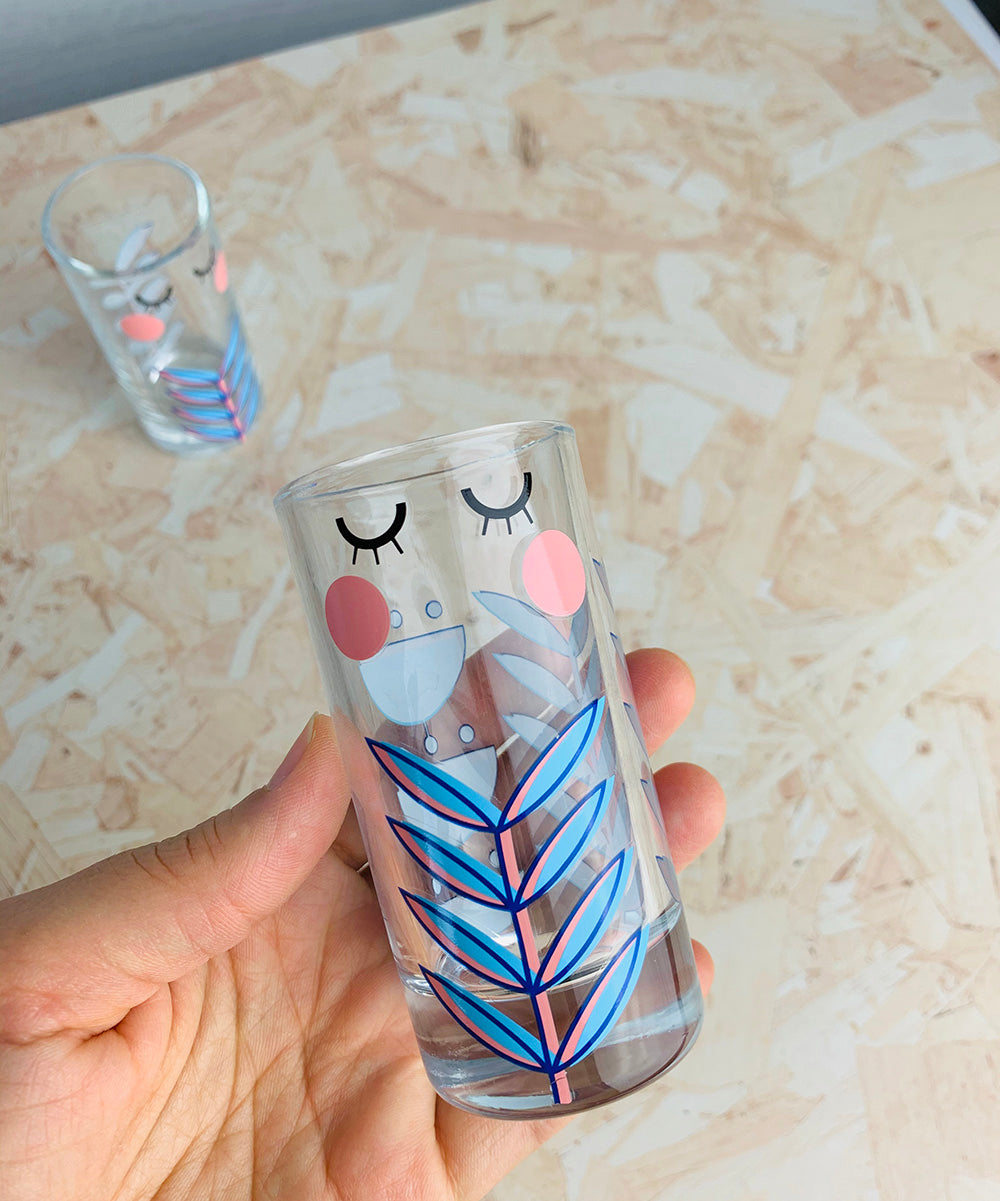 Blue Birdies Transfer Set