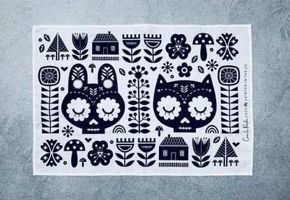 Day Of The Dead Tea Towel