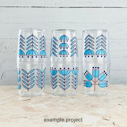Blue Birdies Transfer Set