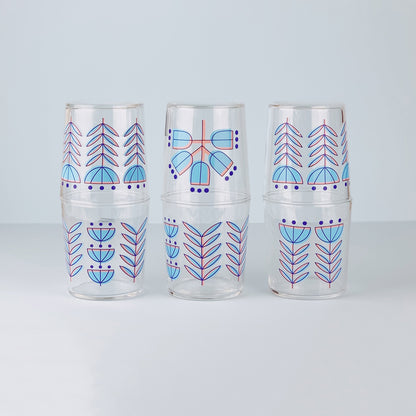 Blue Birdies Transfer Set