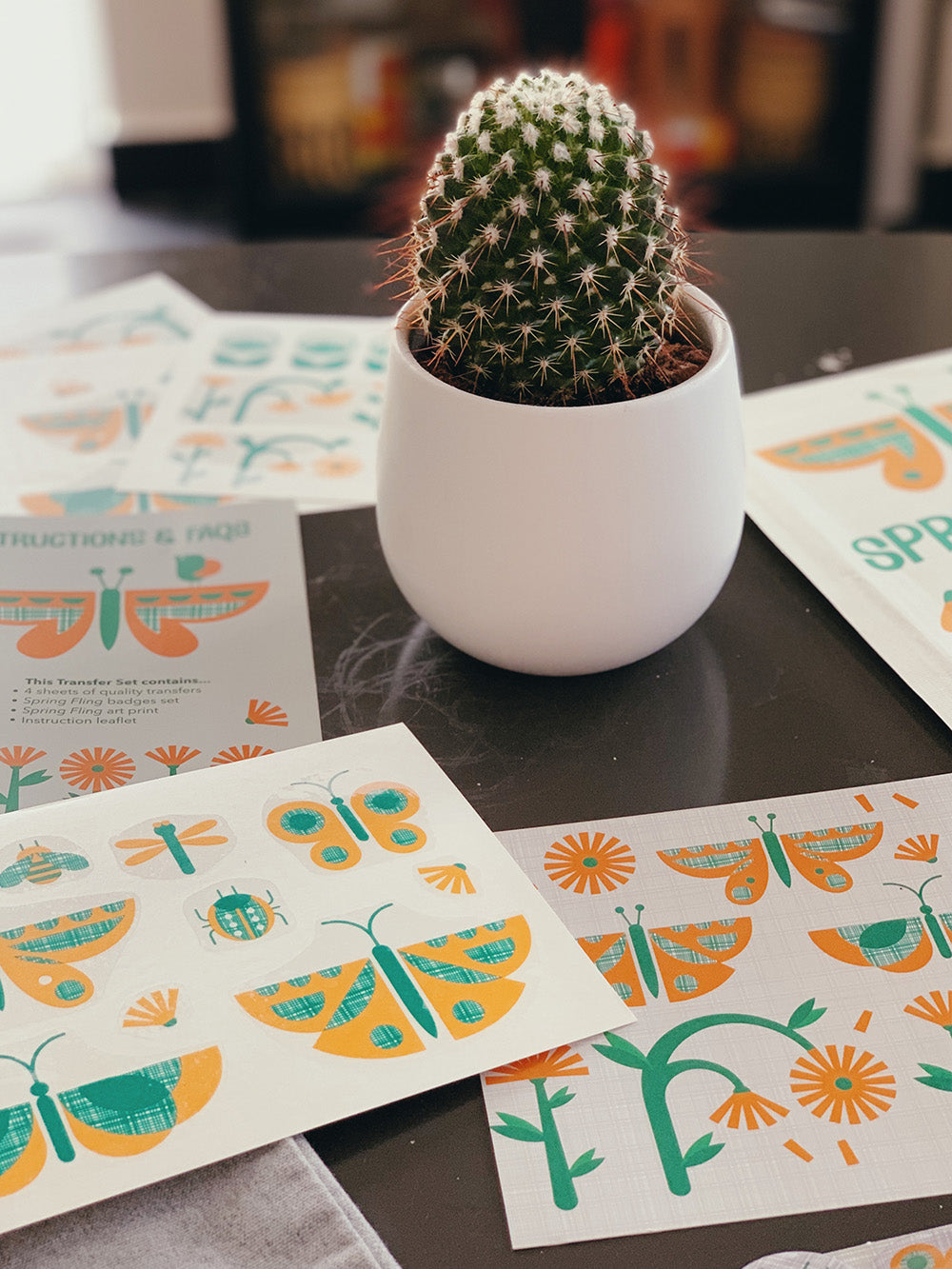 Spring Fling Transfer Set